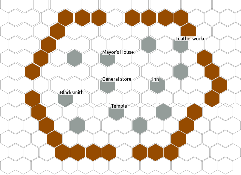 Map of Thornbury village